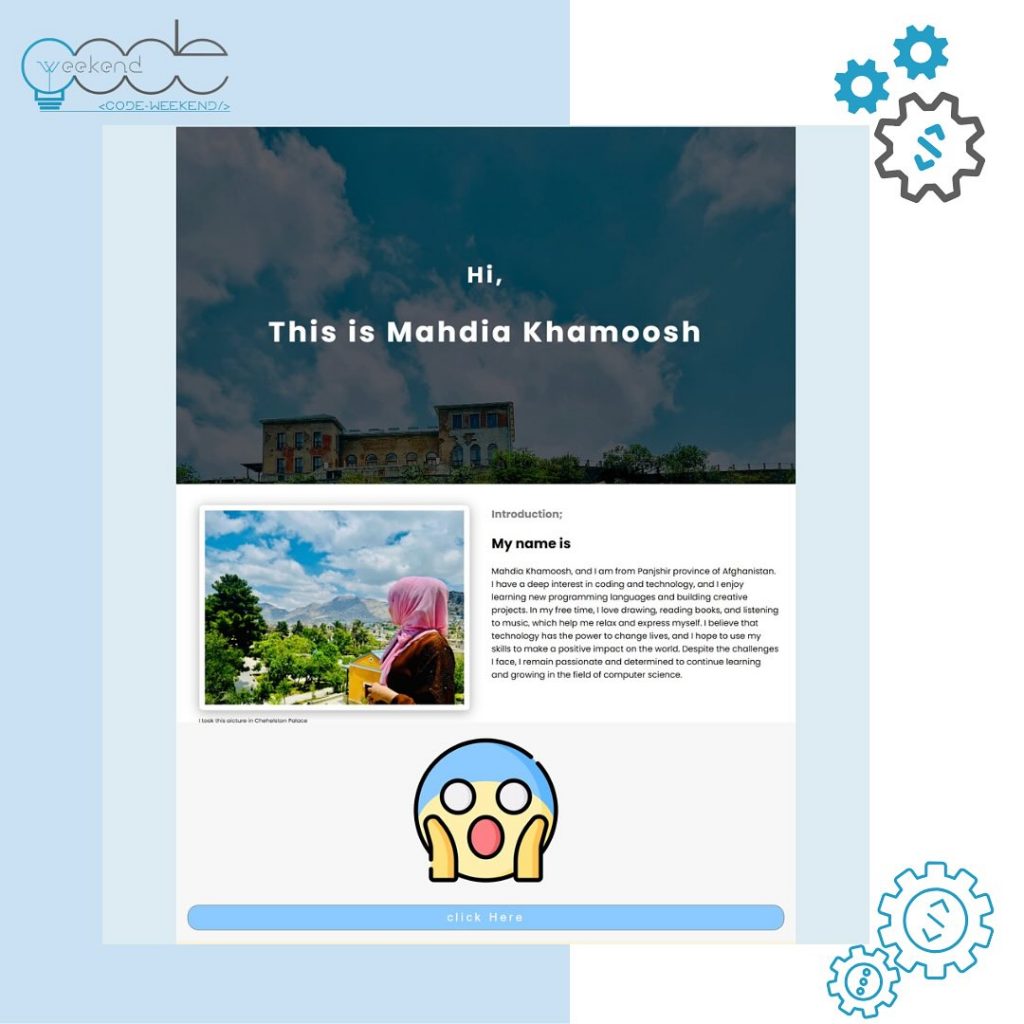 Published showcase of Mahdia Khamoosh's personal website